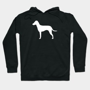 Manchester Terrier Silhouette with Natural Ears Hoodie